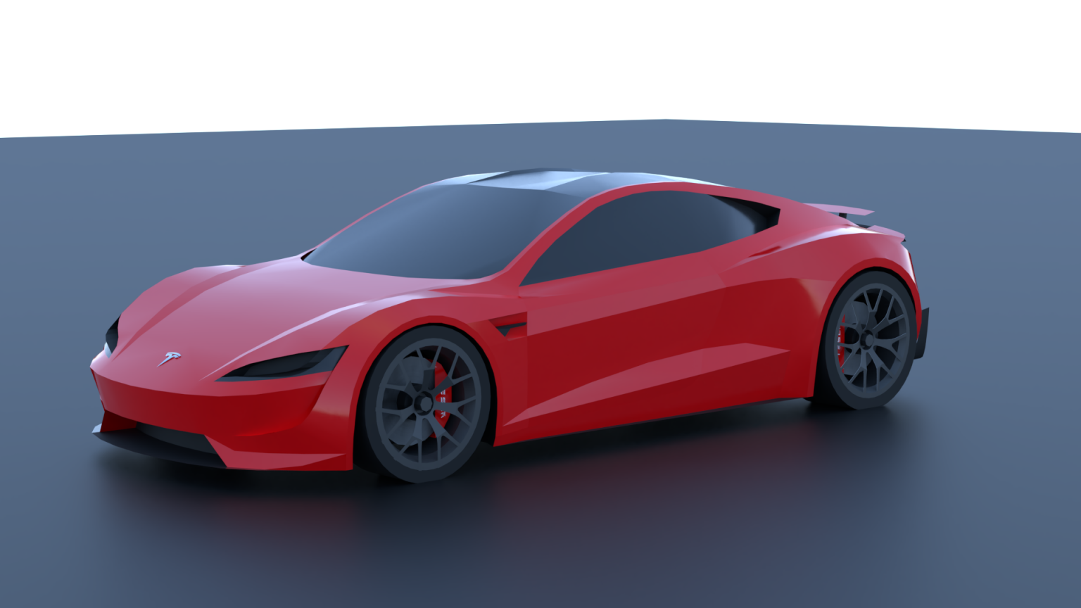 Tesla Roadster Papercraft Modeling Progress - Loudog's Papercraft Creations