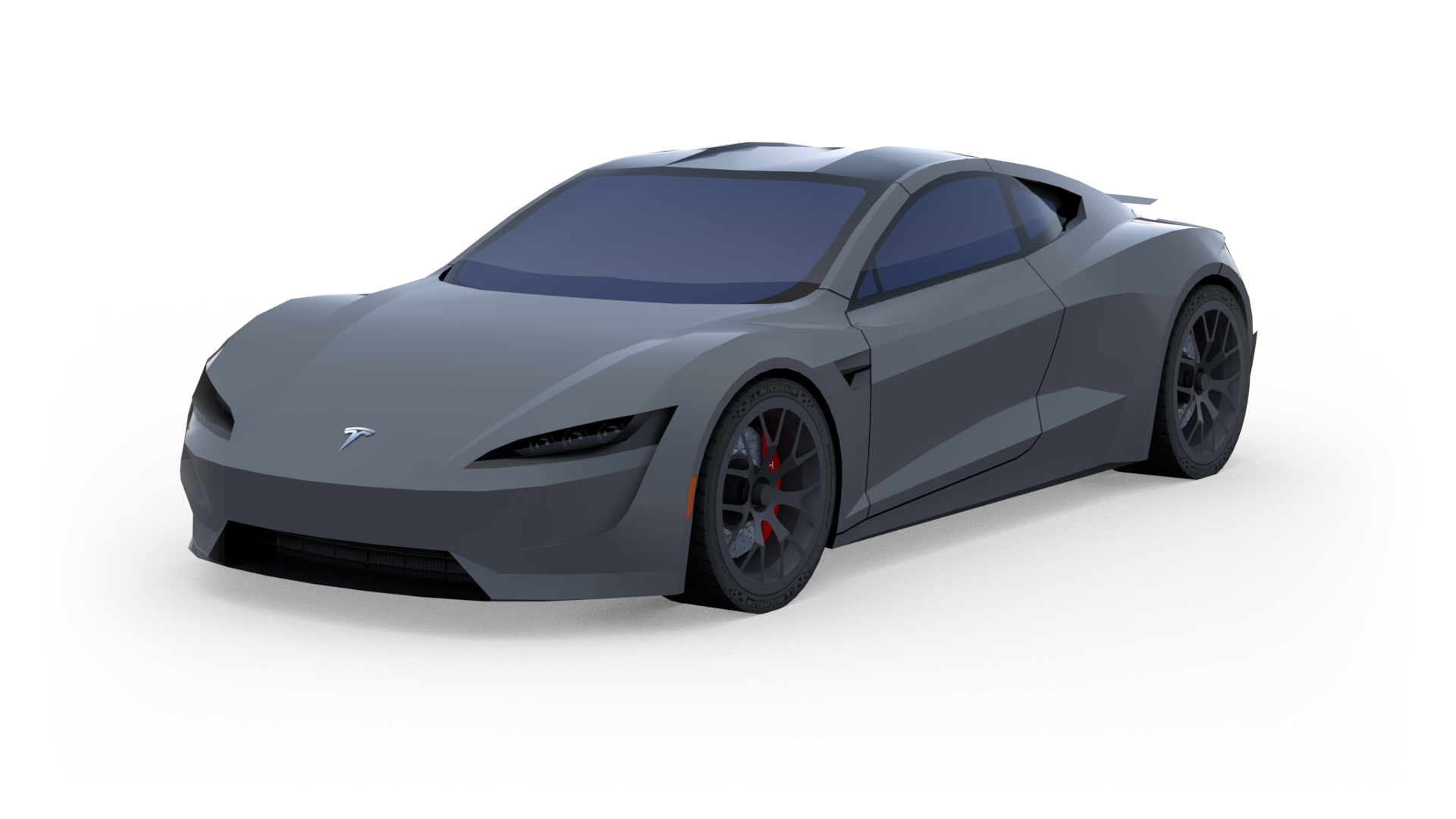 Tesla Roadster Prototype Papercraft Release - Loudog's Papercraft Creations